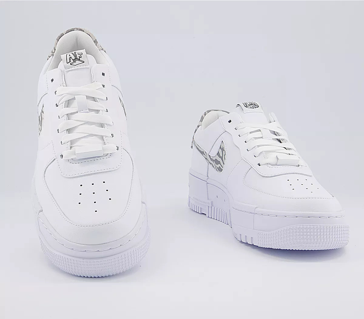 Nike Air Force 1 Pixel White Animal Swoosh